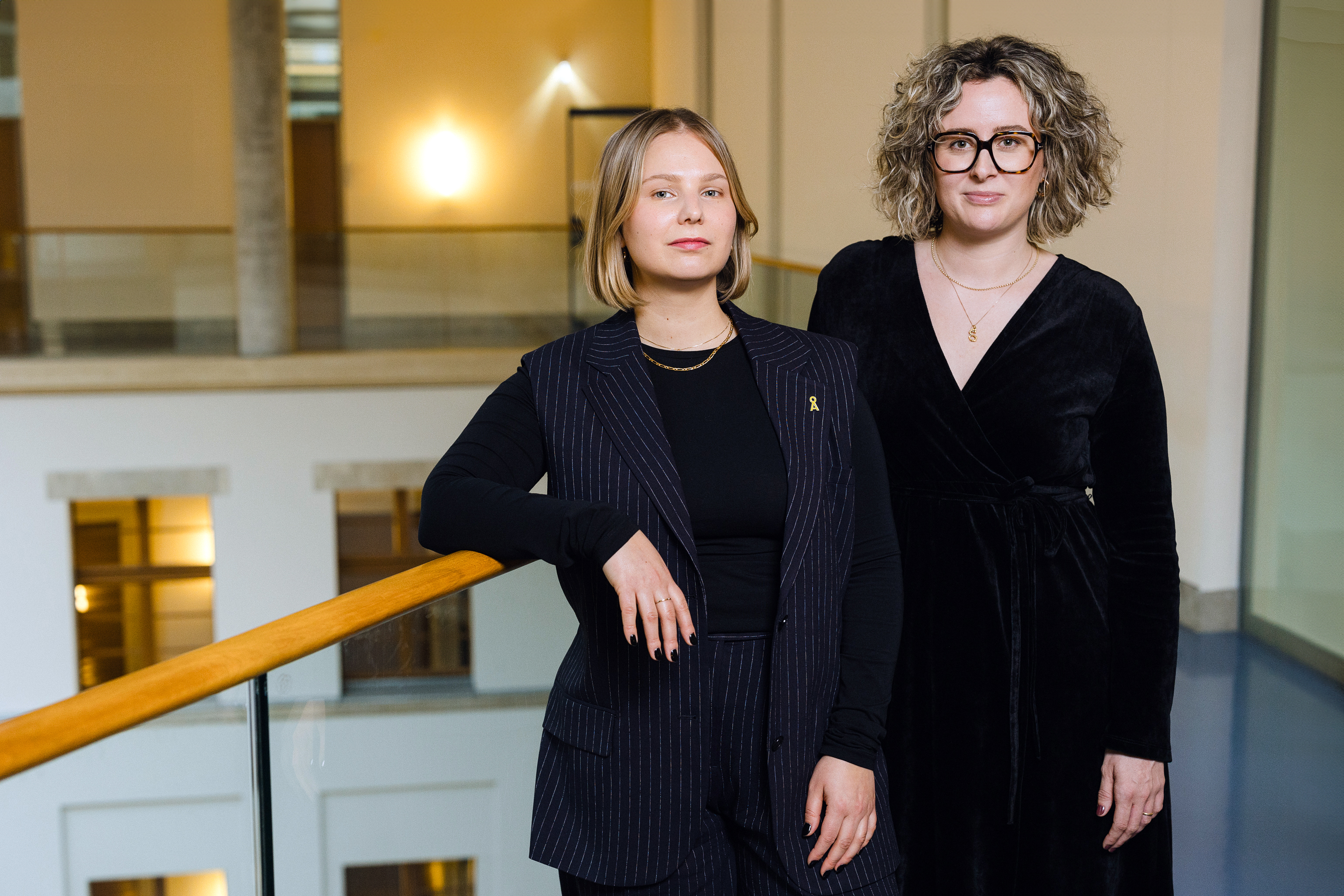 Zwei Projektverantwortliche: Päivi Eräpuu und Sarah Vollmer