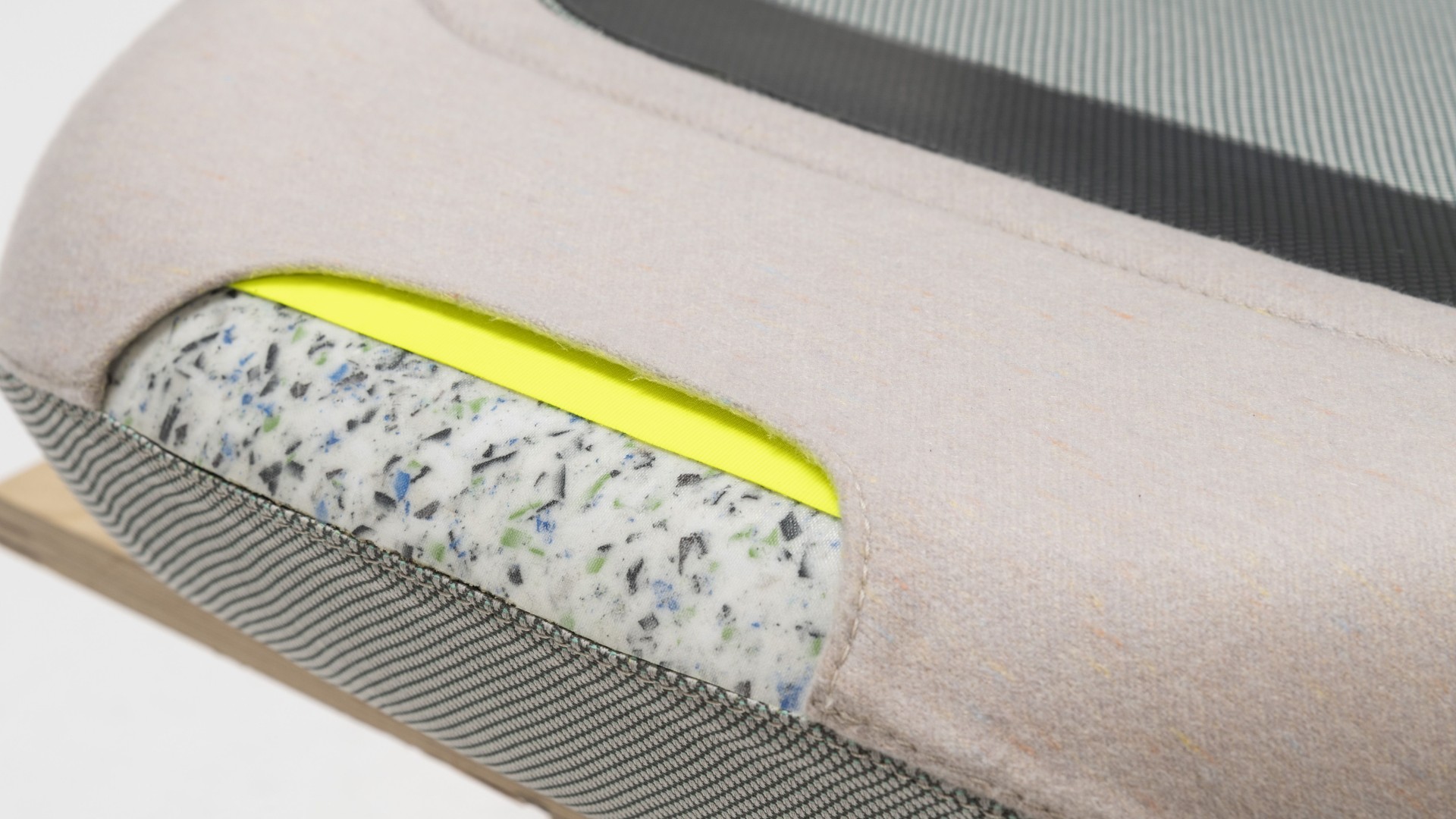 Aufbau aus nachhaltigen, recyclingf&auml;higen Materialien